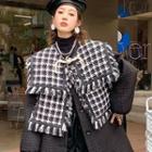 Tassel Houndstooth Vest