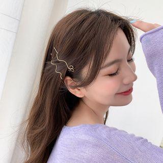 Alloy Wavy Hair Clip