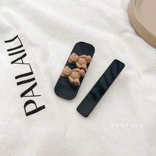 Set Of 2 - Bear Hair Clip