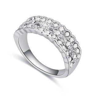 Alloy Austrian Crystal Ring