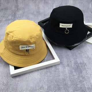Lettering Applique Bucket Hat