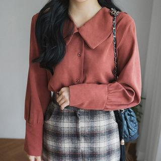 Wide-collar Blouse