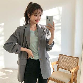 Single-breasted Relaxed-fit Jacket