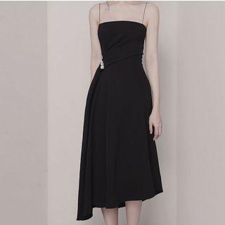 Beaded A-line Evening Dress