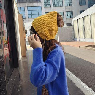 Tassel Knit Bonnie Hat