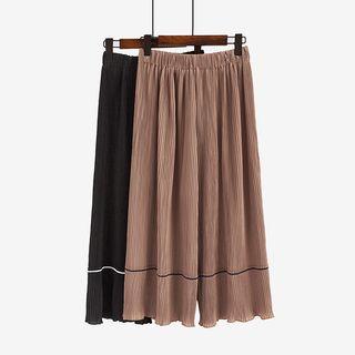 Pleated Wide Leg Culottes