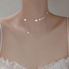 925 Sterling Silver Star Choker Star - One Size