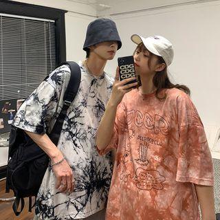 Couple Matching Tie-dyed T-shirt