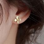 Alloy Matte Flower Earring Earring Backs - Gold - One Size