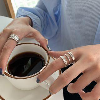 Textured Wide Open Ring (various Designs)