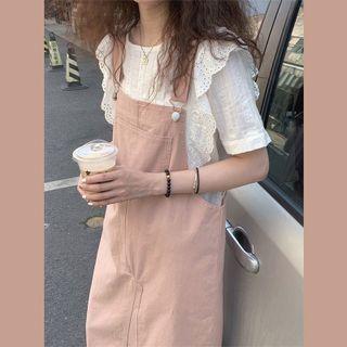 Short-sleeve Top / Overall Dress / Set