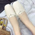 Faux Pearl Strap Flats