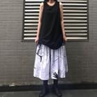 Mini Tank Dress / Midi Printed A-line Skirt