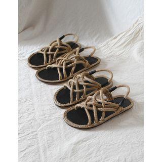 Couple Cord Slide Sandals