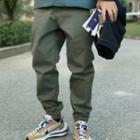 Elastic Band Plain Jogger Pants