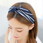 Striped Fabric Knot Headband
