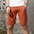 Plain Linen Shorts