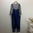 Set: Plain Short Sleeve Top + Roll Up Hem Dungaree