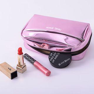 Lettering Zip Make Up Pouch / Set