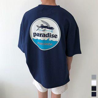 Paradise Printed Oversized T-shirt