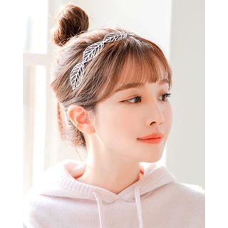 Leaf Openwork Metal Hair Band