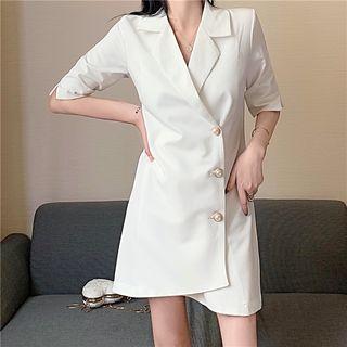Single-breasted Blazer Dress