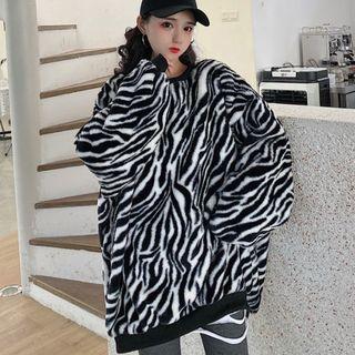 Zebra Pullover As Shown In Figure - One Size