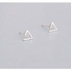 925 Sterling Silver Open Triangle Earring
