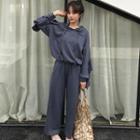 Set : Long-sleeve Hoodie + Sweatpants