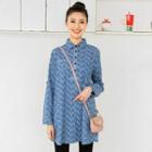 Floral Chambray Shirtdress