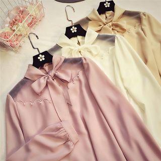 Lace Up Sheer Panel Top