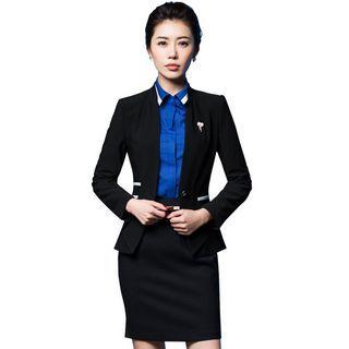 Single-button Blazer / Blouse / Vest / Skirt