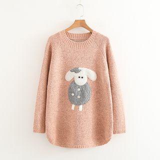 Sheep Applique Sweater