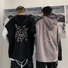 Couple Matching Printed Hooded Vest
