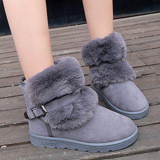 Furry Ankle Boots