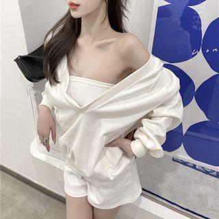 Tube Top / Shorts / Hoodie / Set