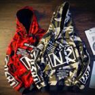 Camo Lettering Hoodie