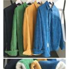 Applique Corduroy Shirt