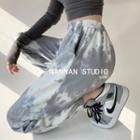 Tie-dyed Loose Jogger Pants
