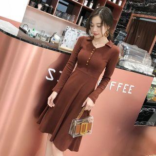 Knit Polo Dress