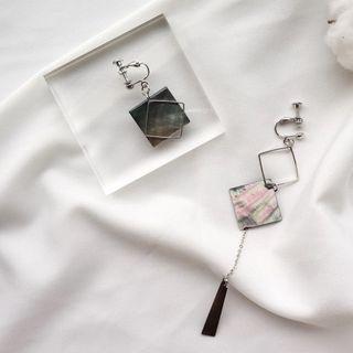 Shell Non-matching Drop Earrings
