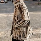 Animal Pattern Fleece Coat