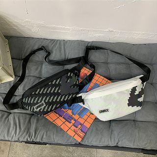 Geometric Print Belt Bag