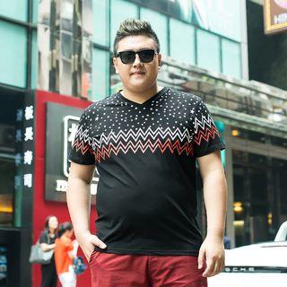 Short-sleeve Chevron T-shirt