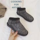 Glitter Ankle Snow Boots