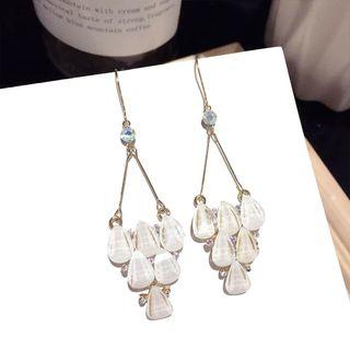 Beaded Dangle Earring 1 Pair - Gold - One Size