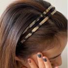 Acetate Hair Band Beige - One Size