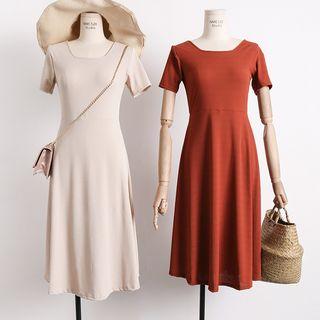 Lightweight Slim-fit A-line Dress