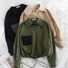 Long-sleeve Bungee-cord Cargo Shirt