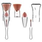 3 In 1 Makeup Brush Z457 - Silver - One Size